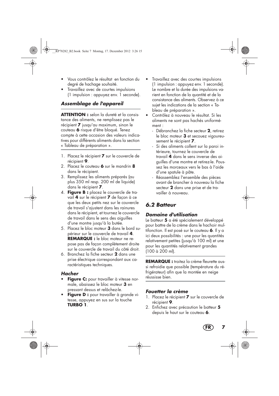 Silvercrest SMZS 260 D3 User Manual | Page 9 / 46