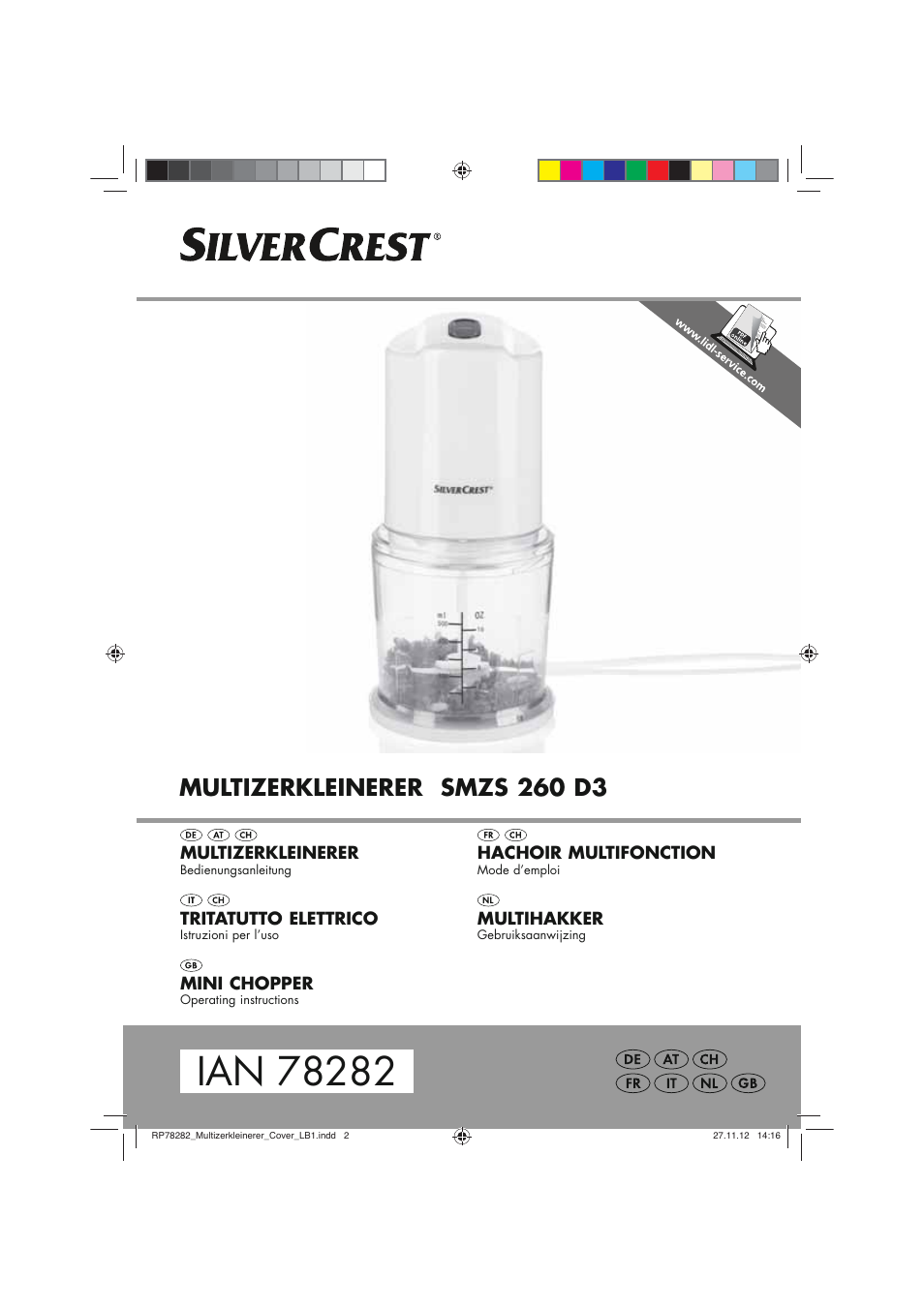 Silvercrest SMZS 260 D3 User Manual | 54 pages