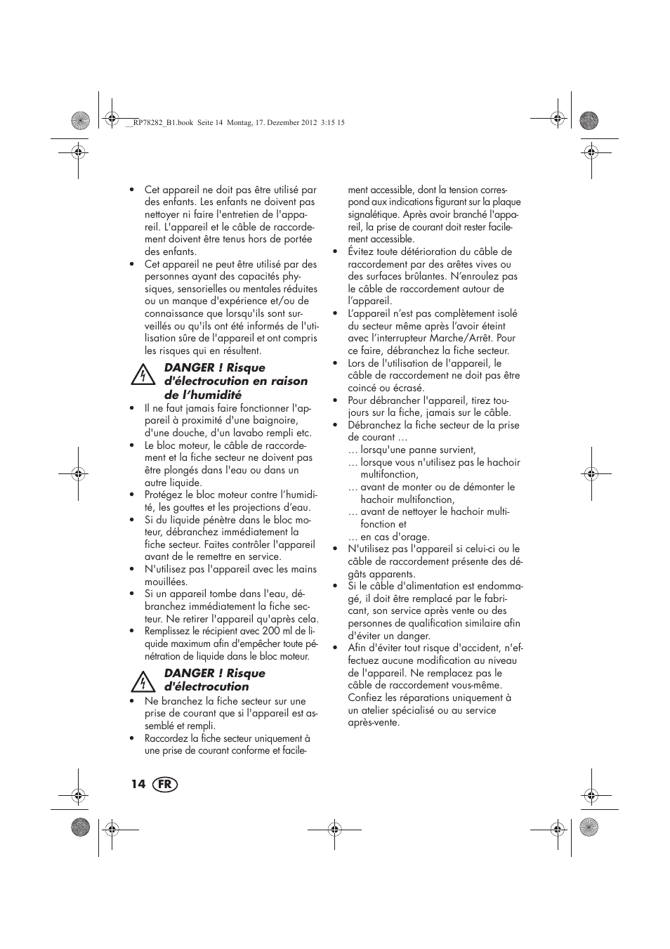 Silvercrest SMZS 260 D3 User Manual | Page 16 / 54