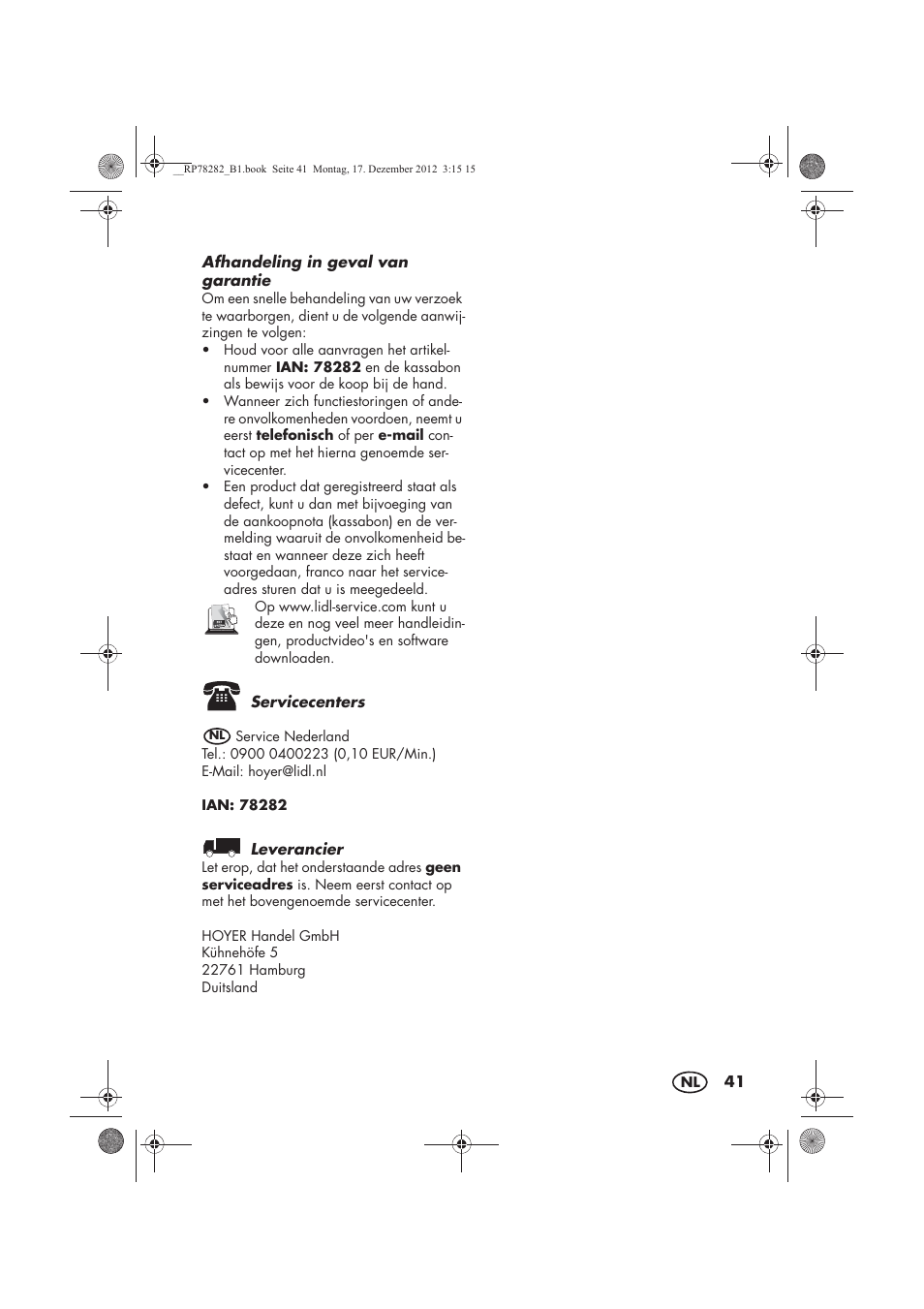 Silvercrest SMZS 260 D3 User Manual | Page 43 / 54