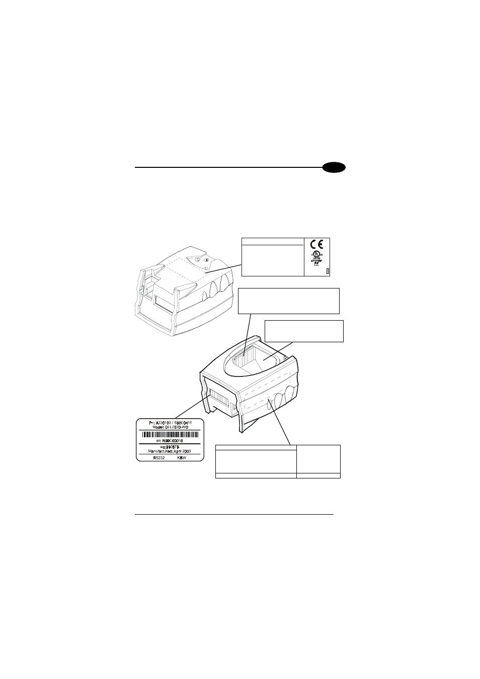 Scanner labelling, 4 scanner labelling | Datalogic Scanning DLL2020 User Manual | Page 12 / 42