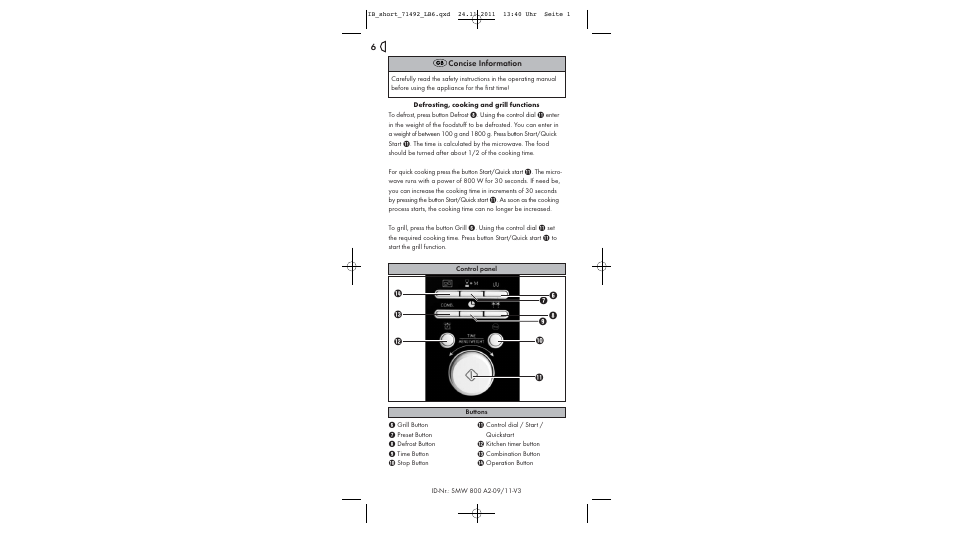 Silvercrest SMW 800 A2 User Manual | 2 pages