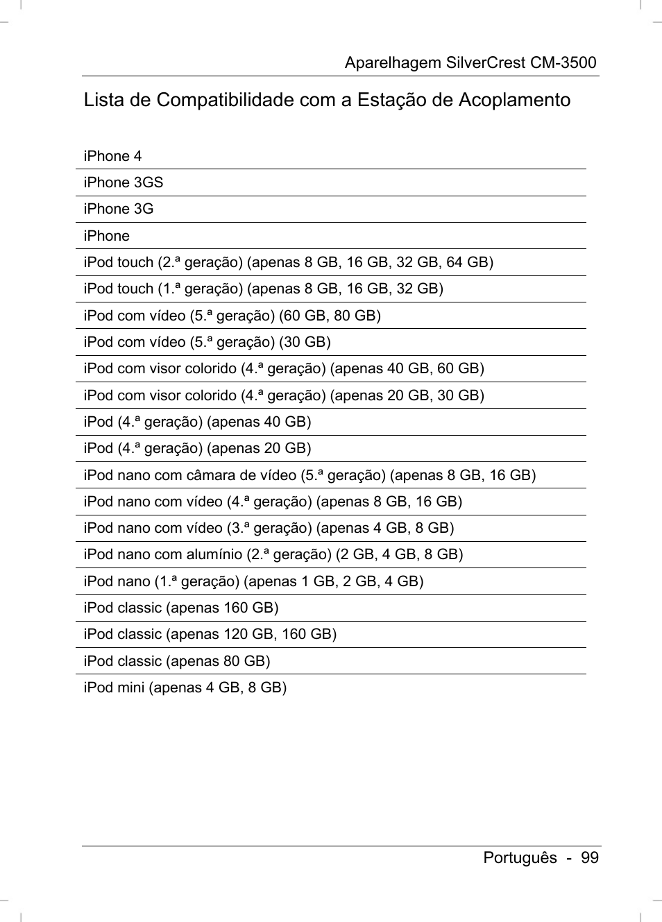 Silvercrest CM-3500 User Manual | Page 101 / 141