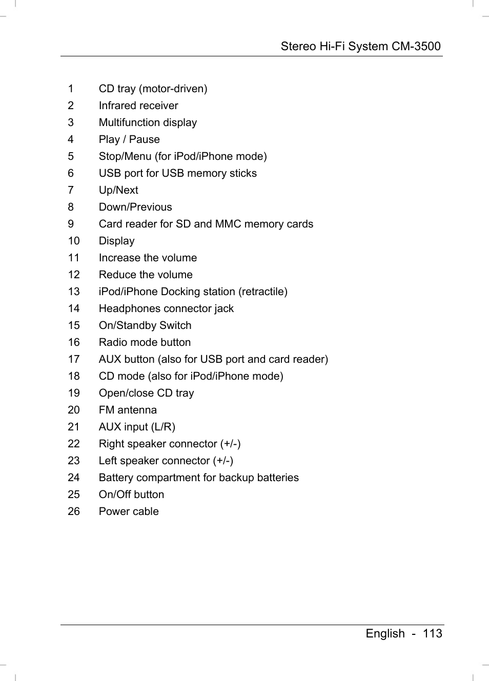 Silvercrest CM-3500 User Manual | Page 115 / 141