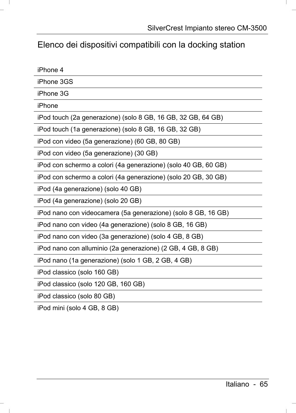 Silvercrest CM-3500 User Manual | Page 67 / 141