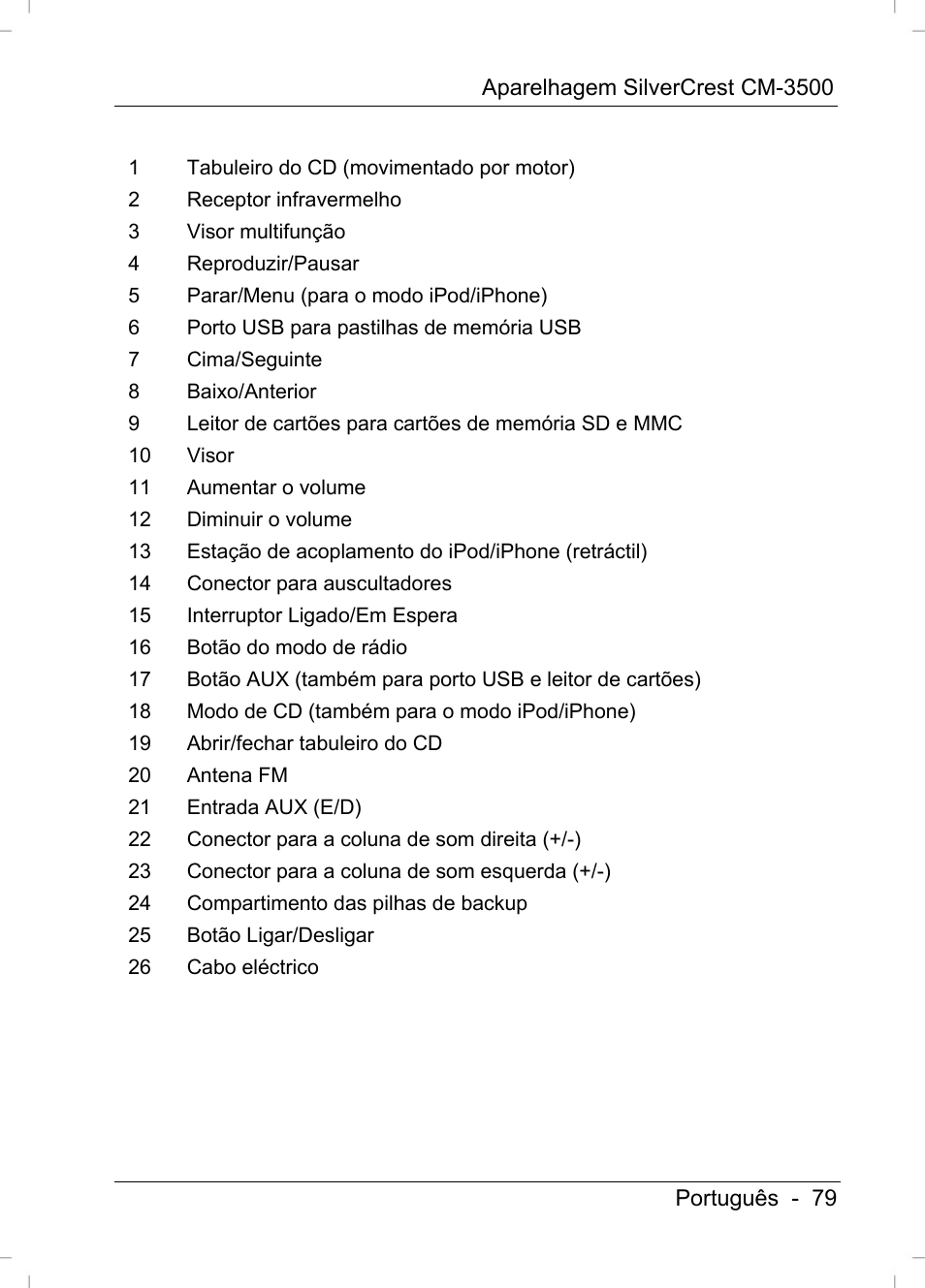 Silvercrest CM-3500 User Manual | Page 81 / 141