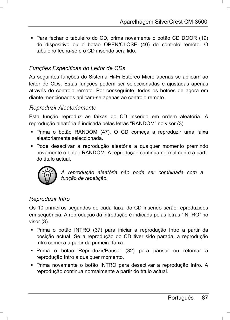 Silvercrest CM-3500 User Manual | Page 89 / 141