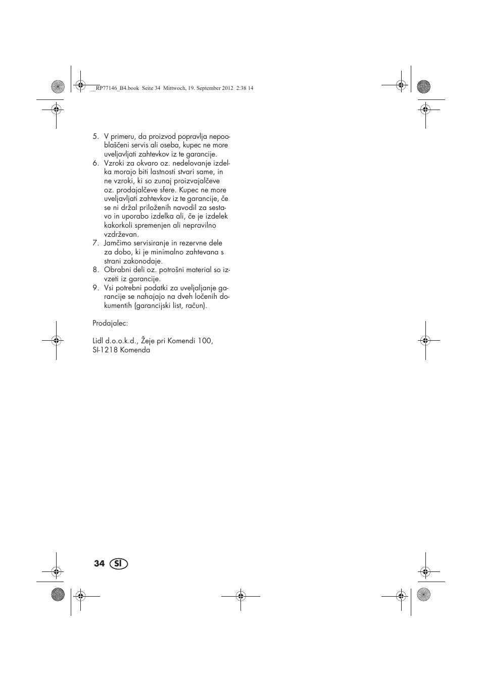 Silvercrest SZP 25 B1 User Manual | Page 36 / 62