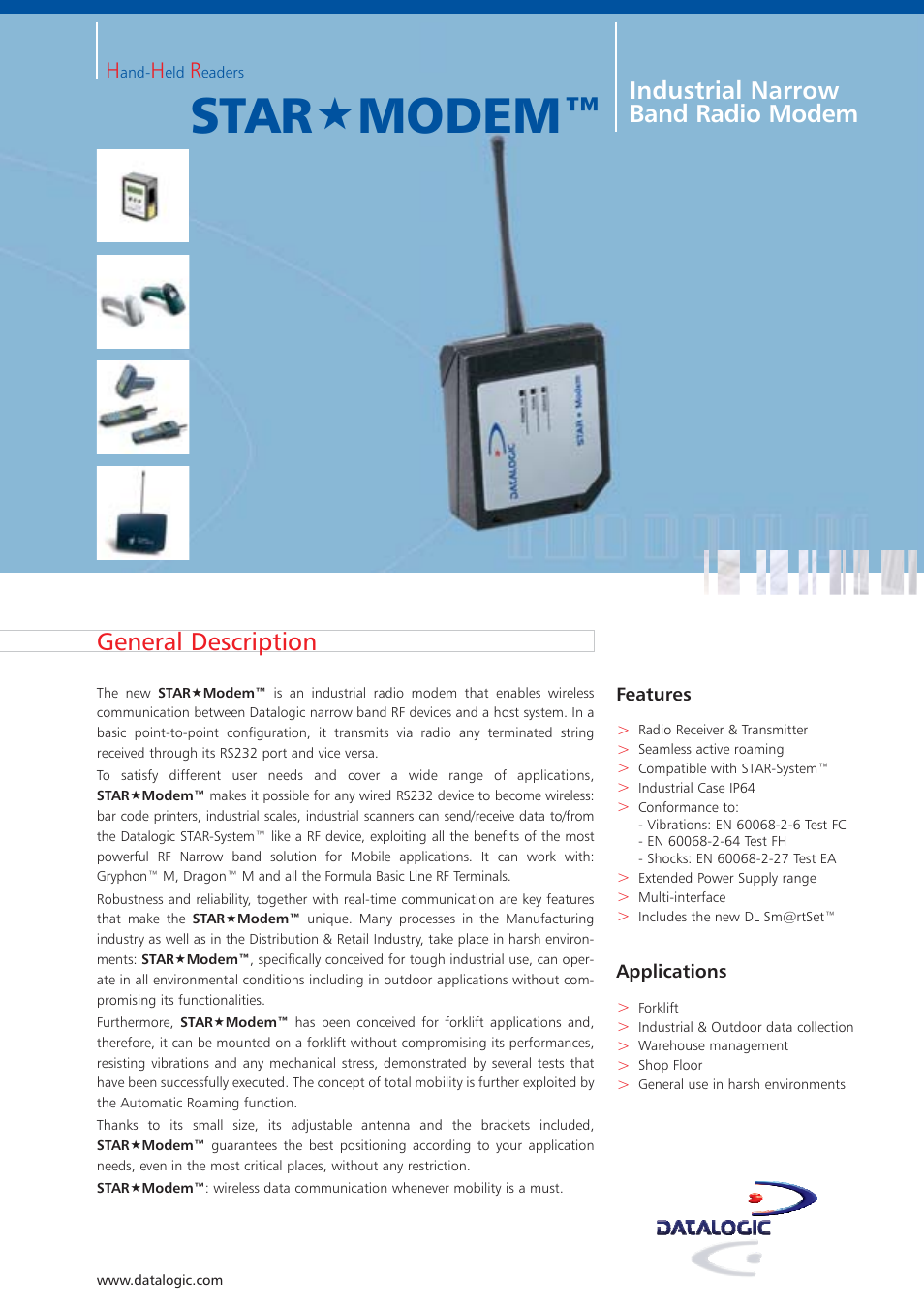 Datalogic Scanning RS232 User Manual | 2 pages