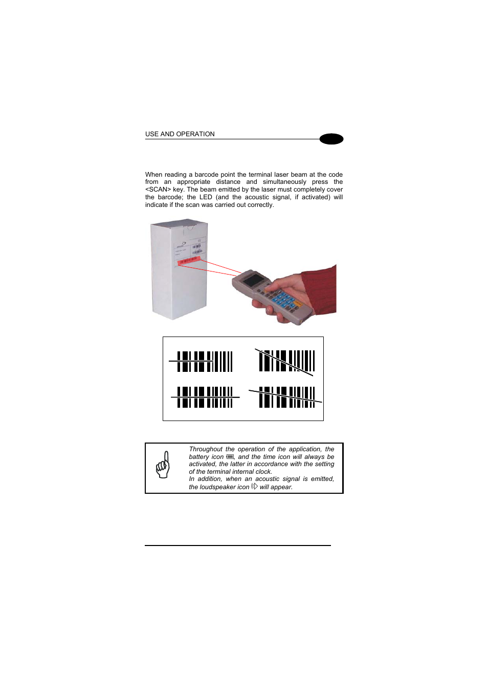 Barcode scanning, 2 barcode scanning | Datalogic Scanning F734-E User Manual | Page 37 / 52