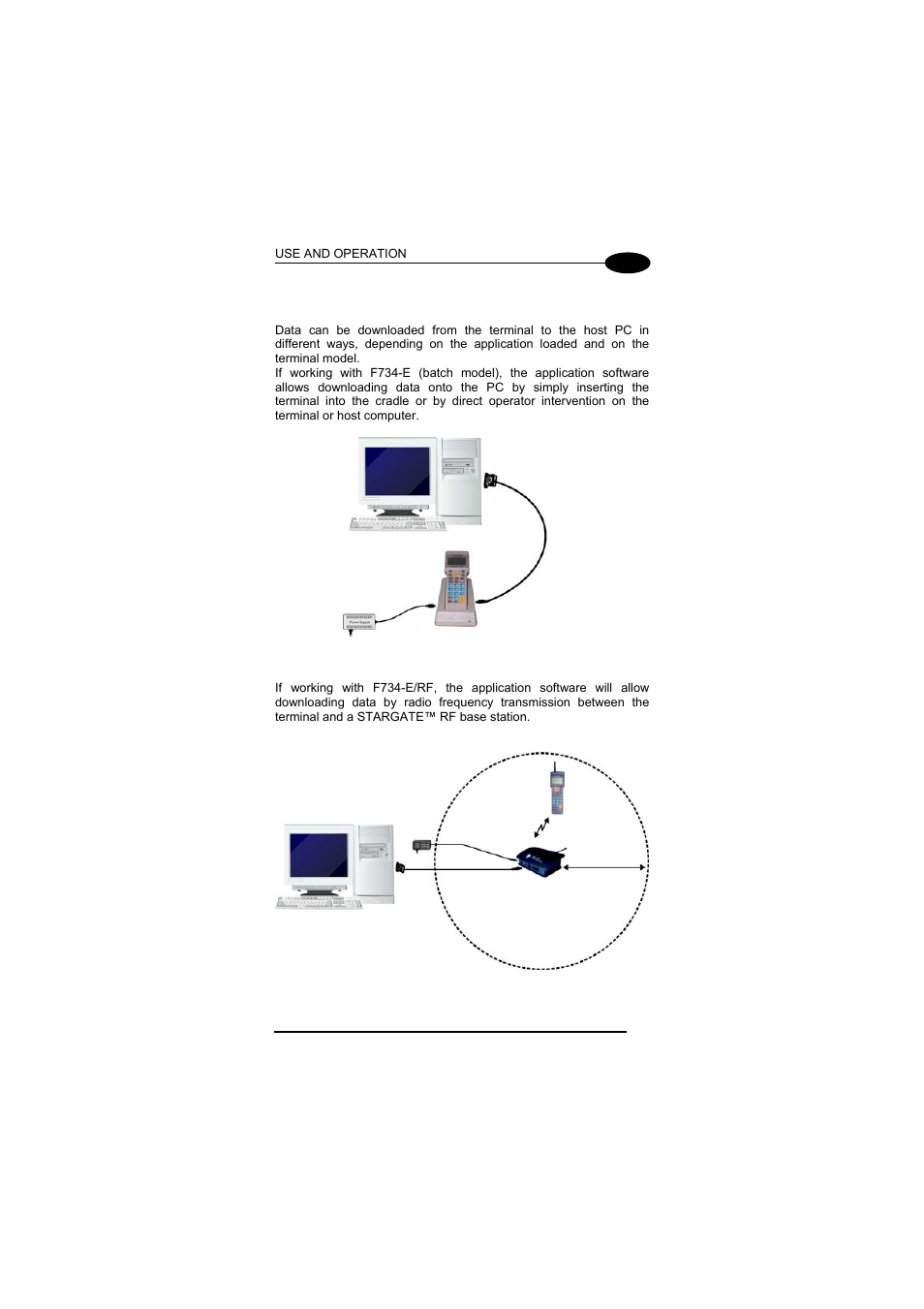 Downloading data to host, 4 downloading data to host | Datalogic Scanning F734-E User Manual | Page 39 / 52