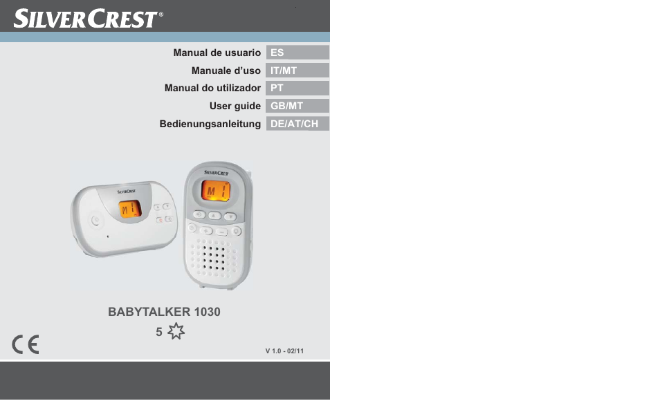 Silvercrest BABYTALKER 1030 User Manual | 80 pages