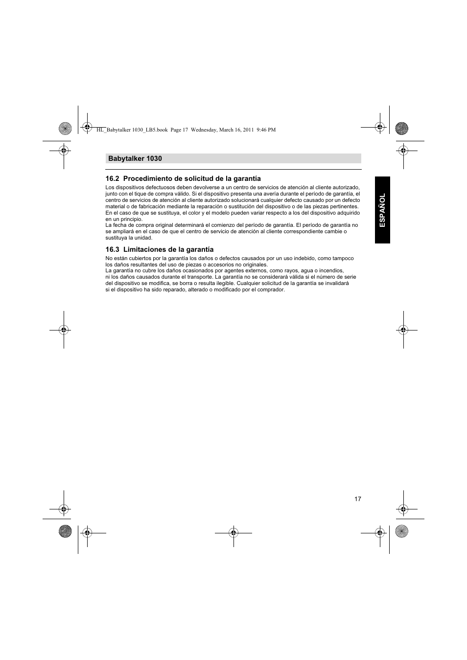 Silvercrest BABYTALKER 1030 User Manual | Page 17 / 80