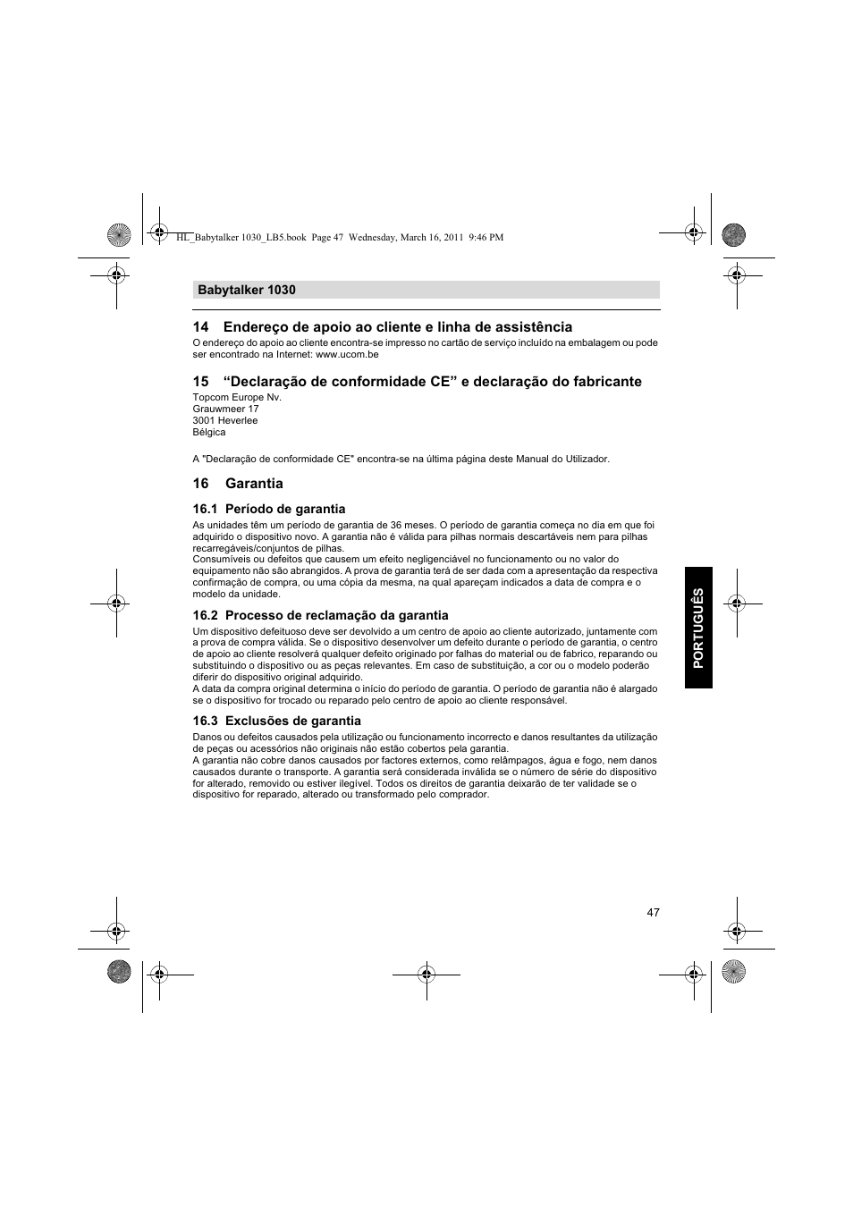 Silvercrest BABYTALKER 1030 User Manual | Page 47 / 80