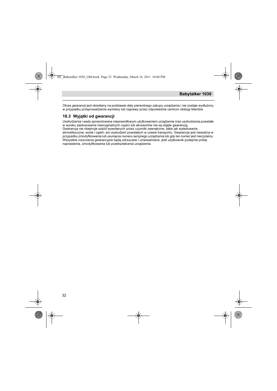 Silvercrest BABYTALKER 1030 User Manual | Page 32 / 108