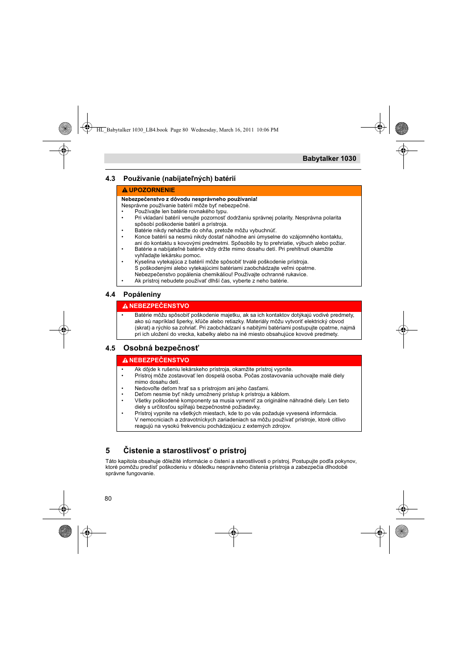 Babytalker 1030 | Silvercrest BABYTALKER 1030 User Manual | Page 80 / 108