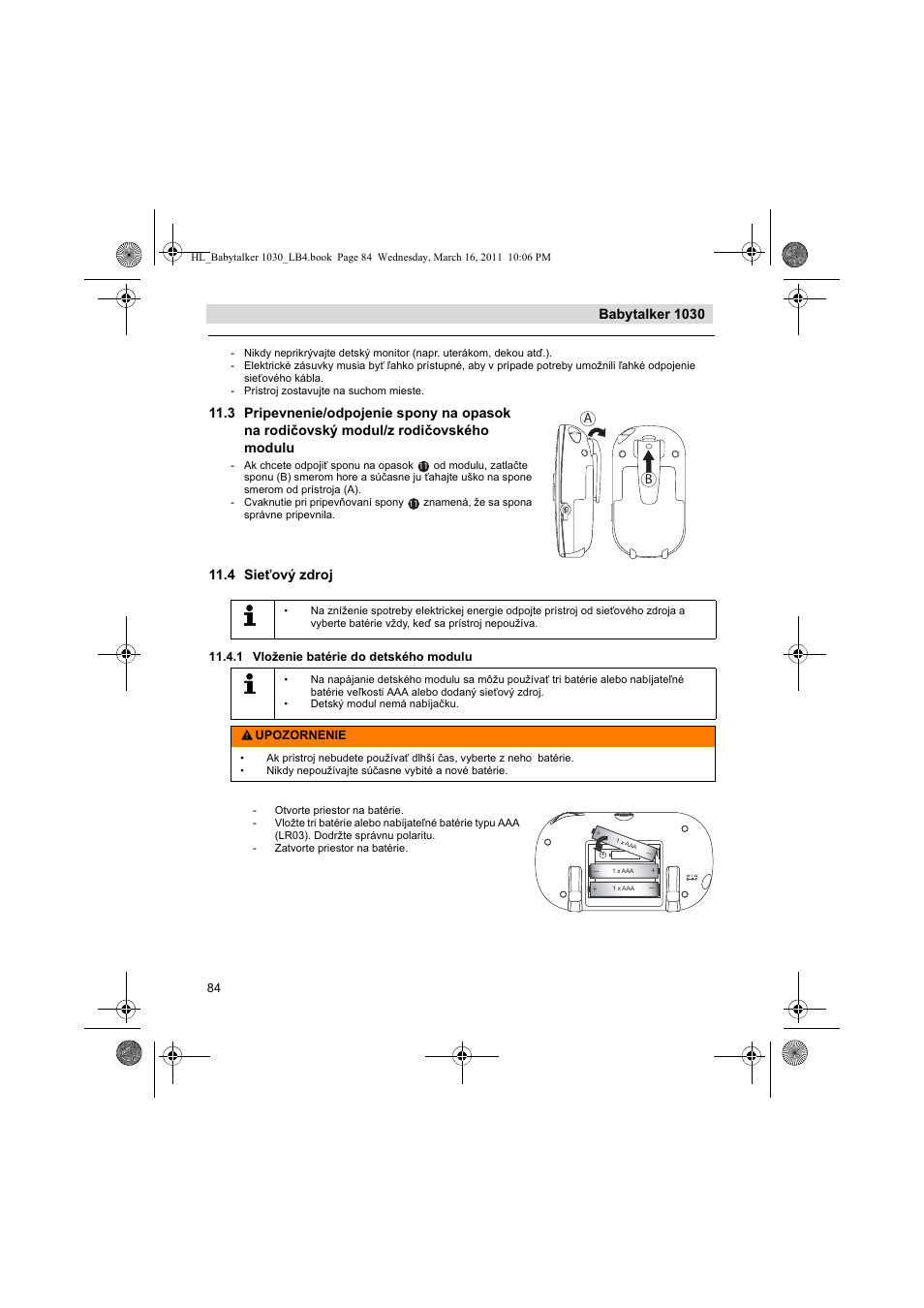 Babytalker 1030, 4 sieový zdroj | Silvercrest BABYTALKER 1030 User Manual | Page 84 / 108