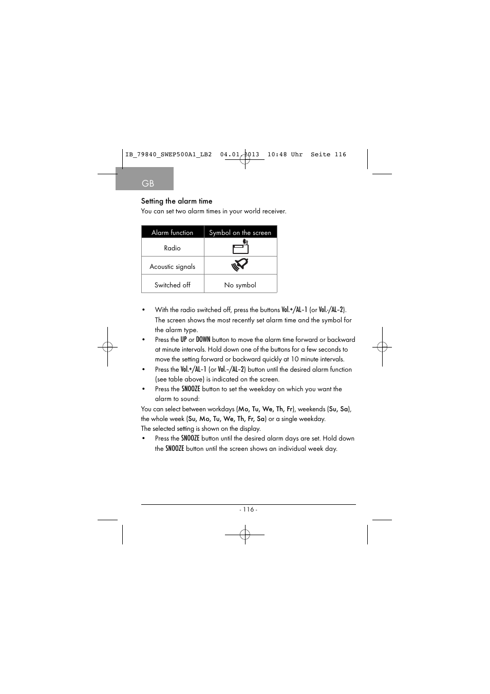 Silvercrest SWEP 500 A1 User Manual | Page 119 / 131