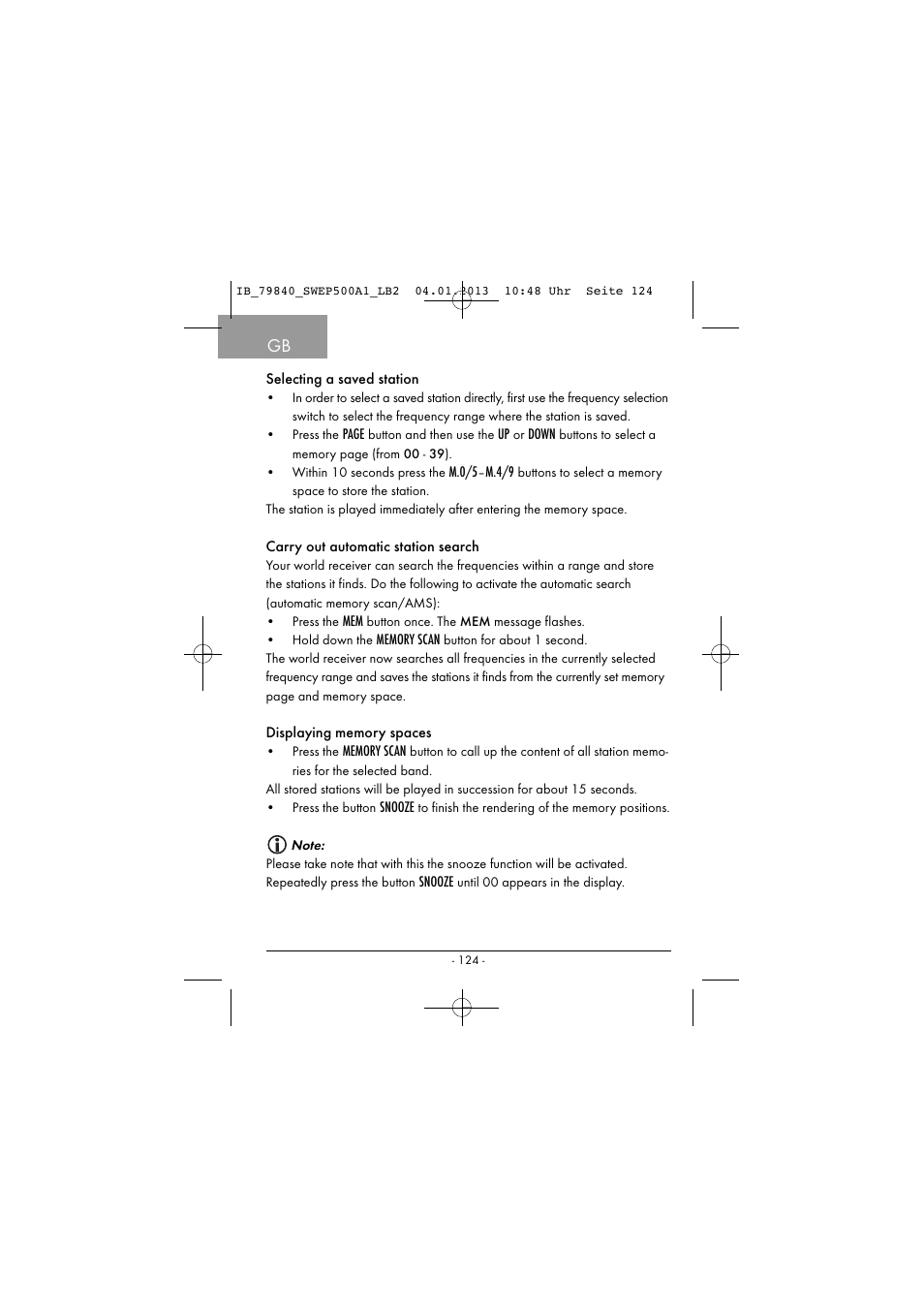 Silvercrest SWEP 500 A1 User Manual | Page 127 / 131