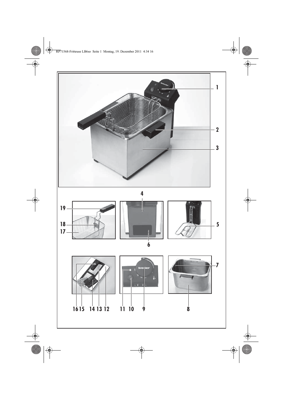 Silvercrest SEF 2100 A1 User Manual | Page 3 / 26