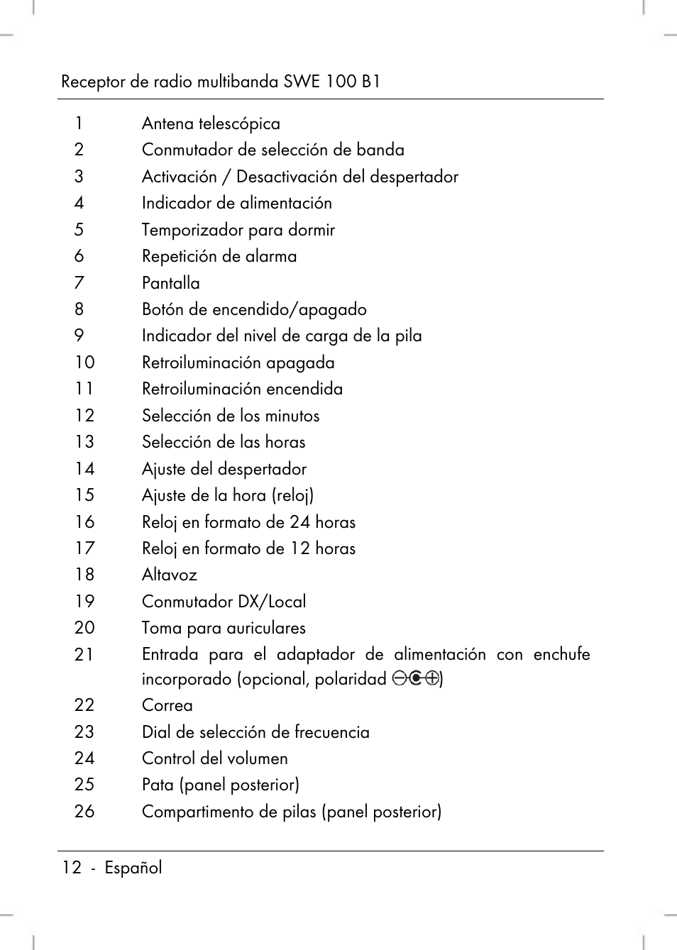 Silvercrest SWE 100 B1 User Manual | Page 14 / 140