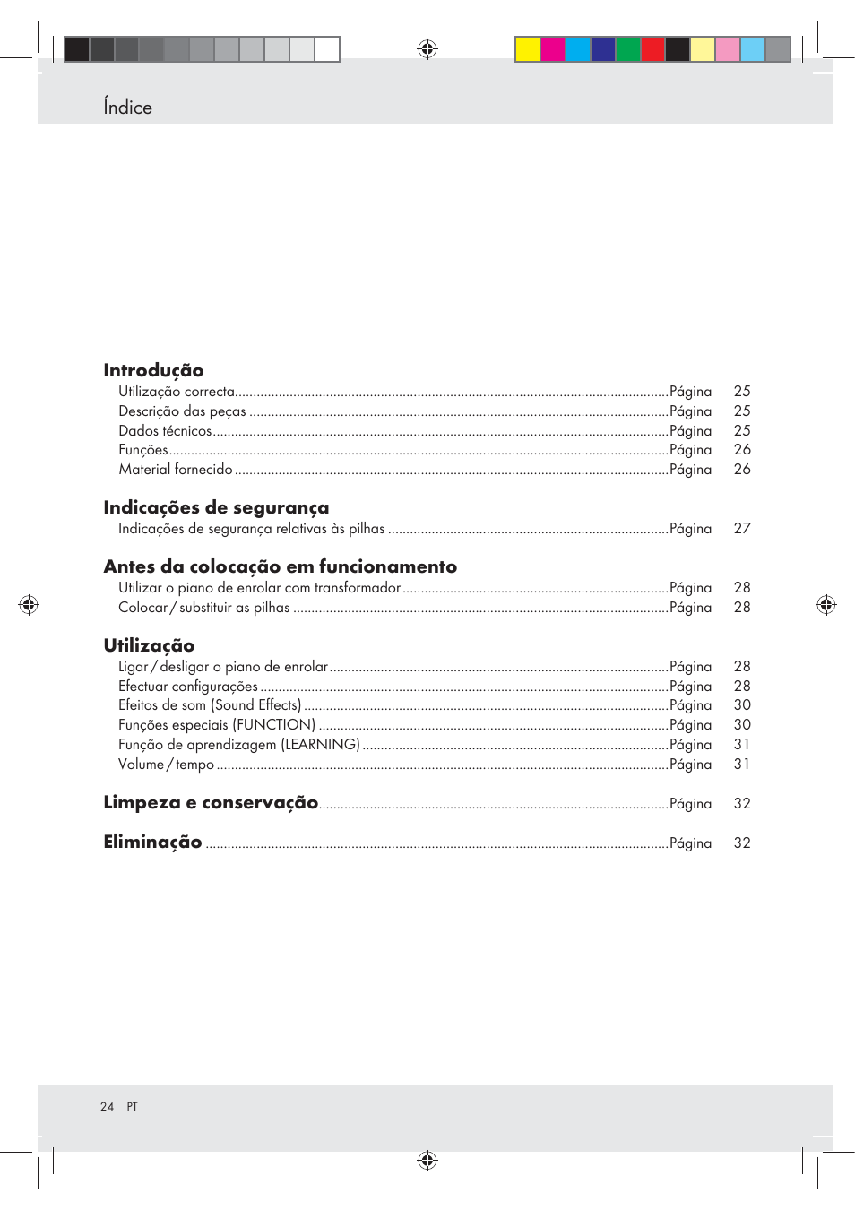 Índice | Silvercrest Z30258-BS User Manual | Page 24 / 55