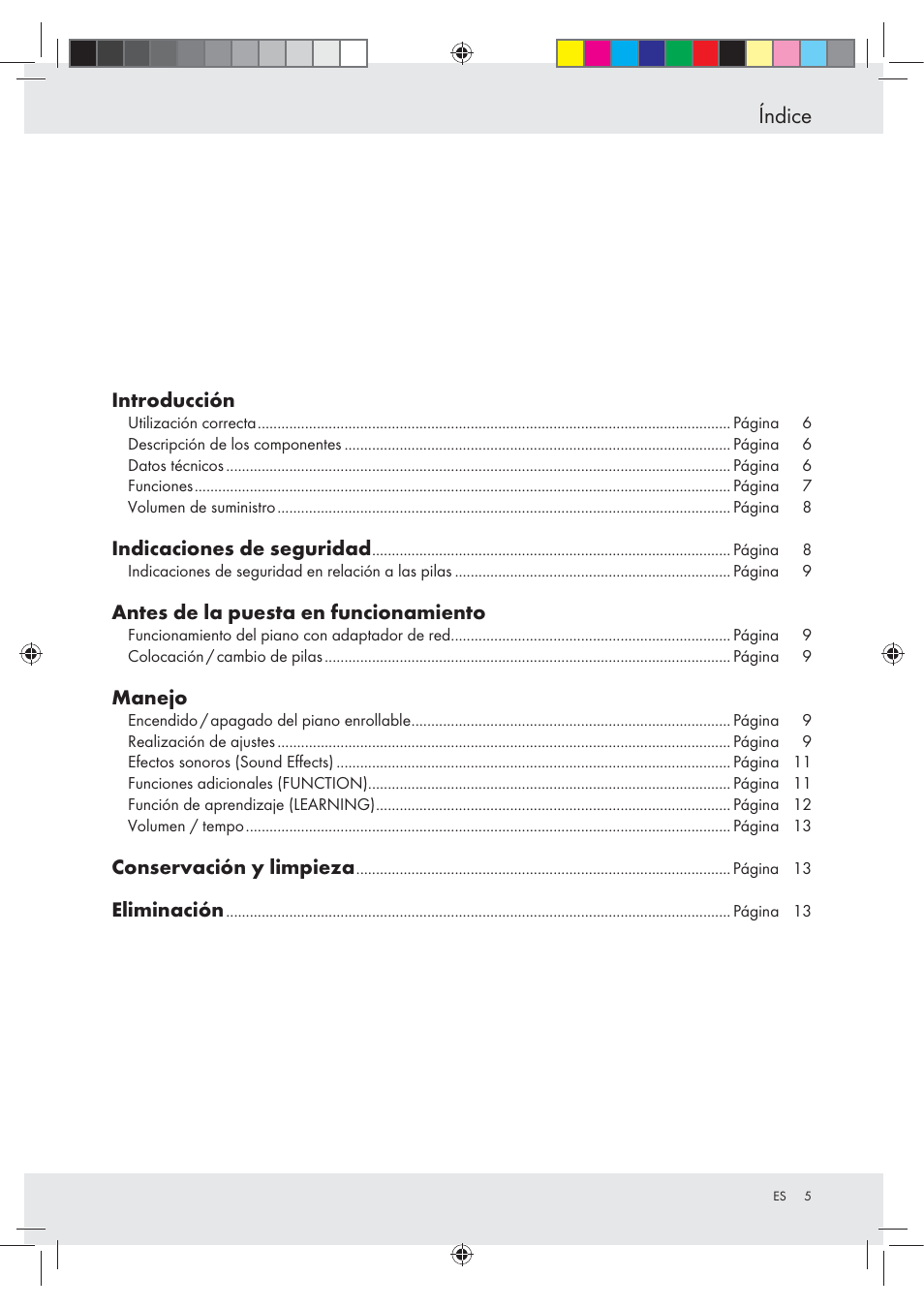 Índice | Silvercrest Z30258-BS User Manual | Page 5 / 55