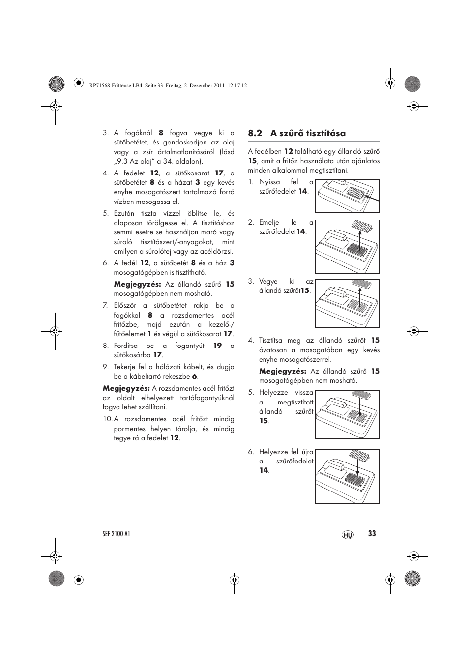 Silvercrest SEF 2100 A1 User Manual | Page 35 / 86