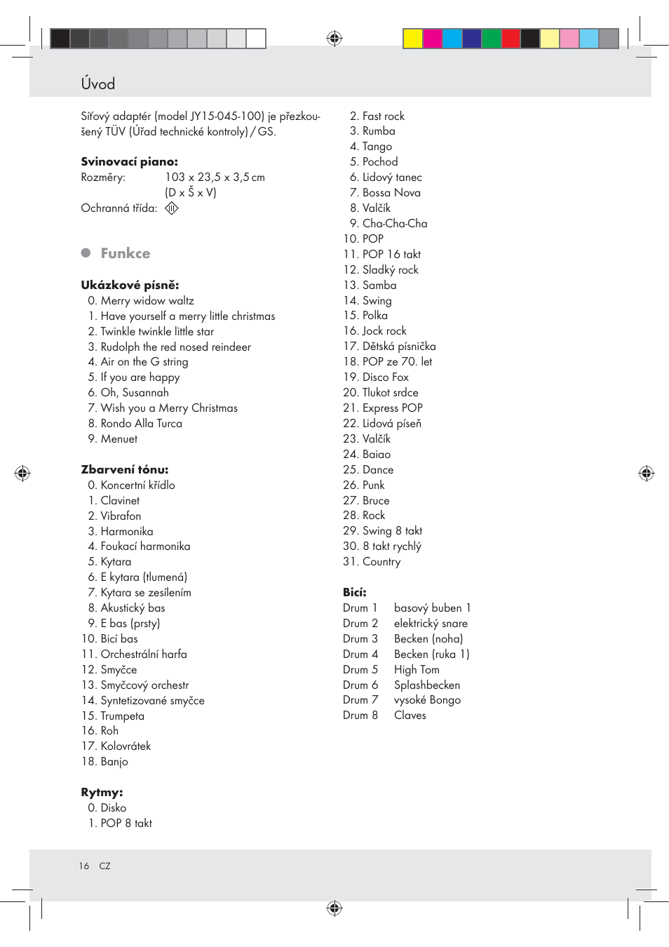 Úvod, Funkce | Silvercrest Z30258-BS User Manual | Page 16 / 45