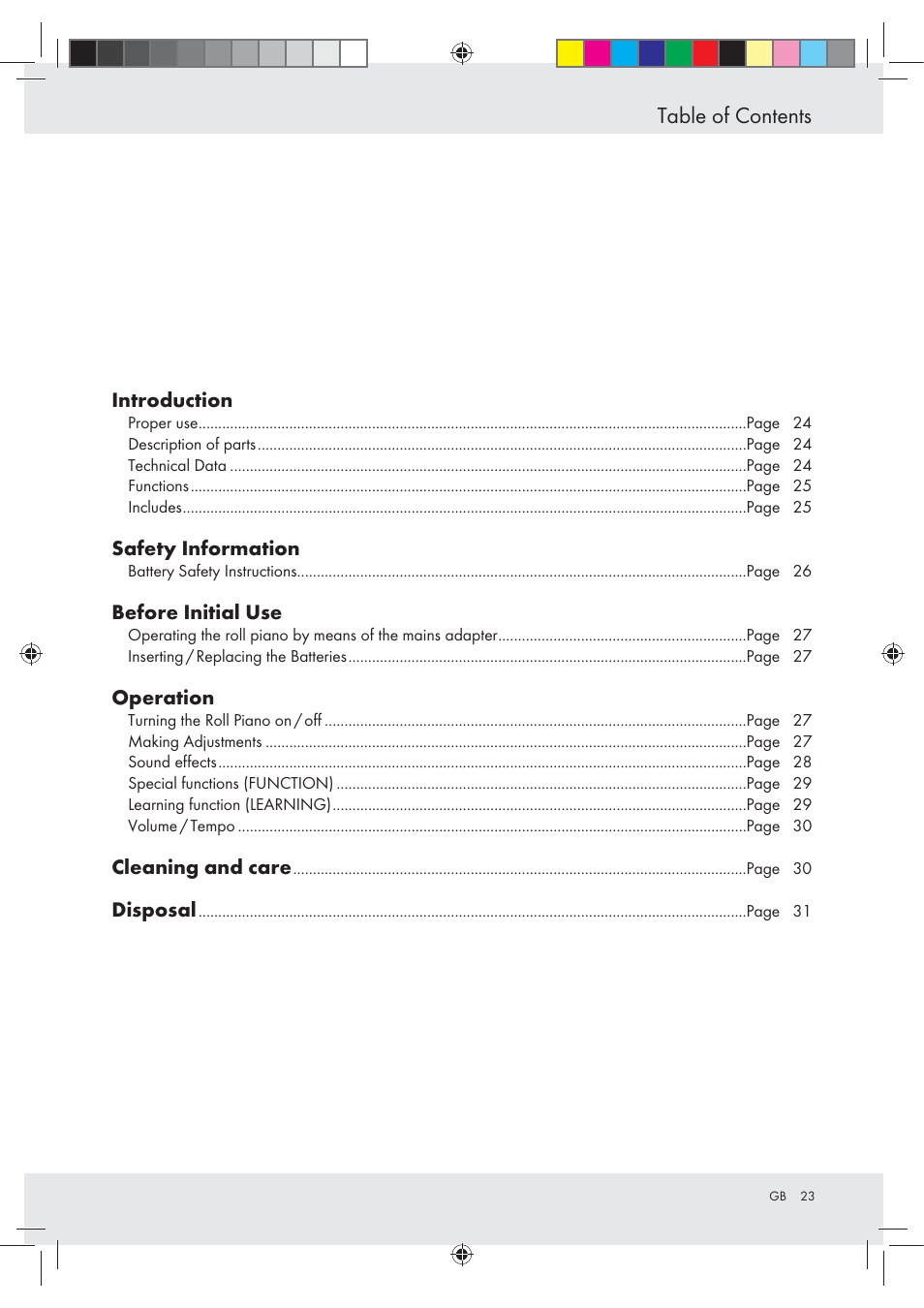 Silvercrest Z30258-BS User Manual | Page 23 / 45