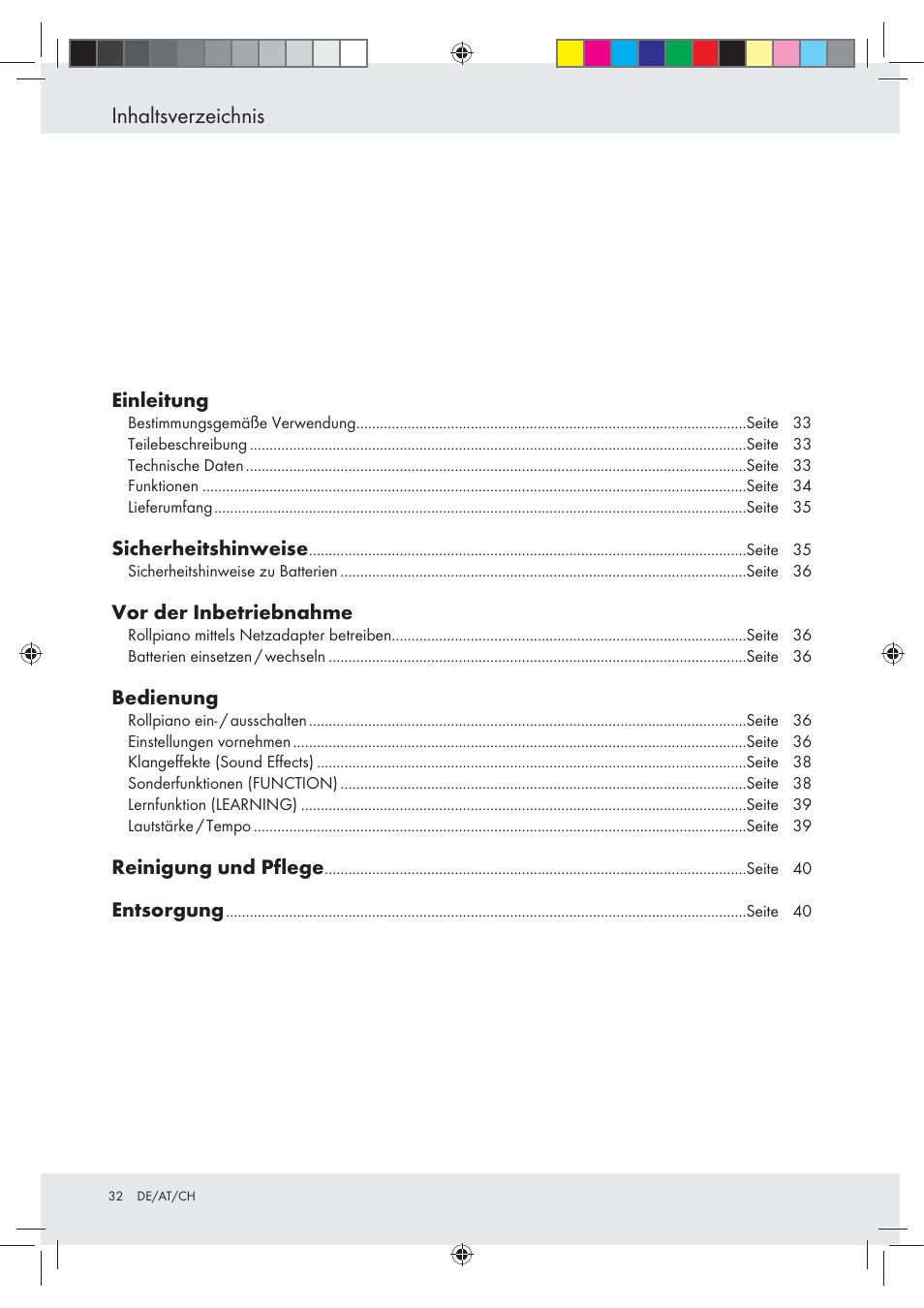 Silvercrest Z30258-BS User Manual | Page 32 / 45