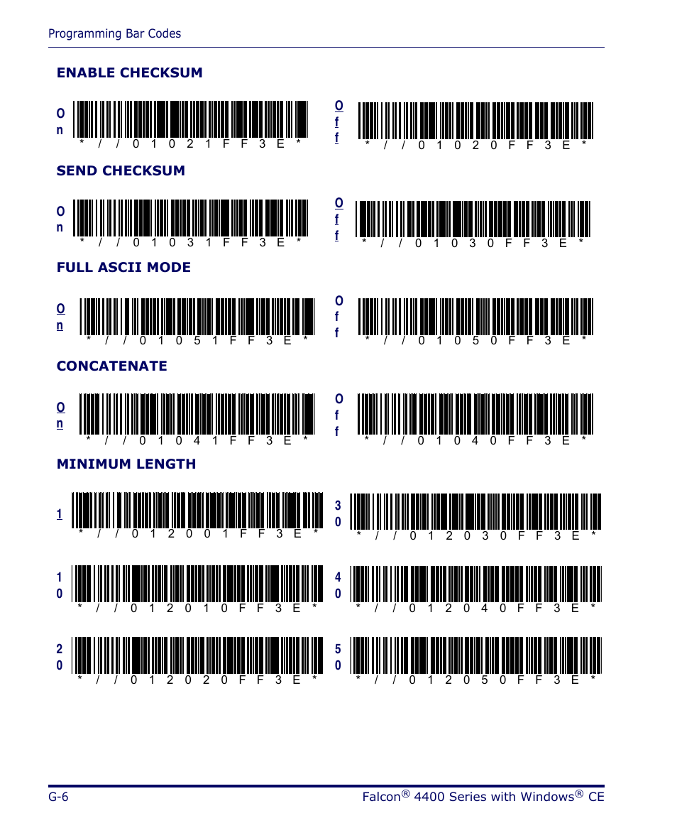 Datalogic Scanning 4420 User Manual | Page 178 / 240
