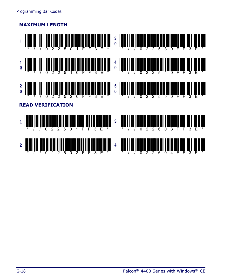 Datalogic Scanning 4420 User Manual | Page 190 / 240