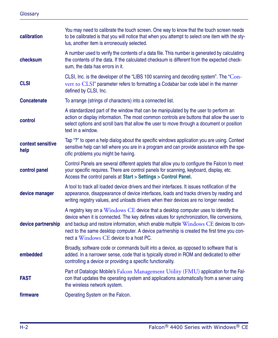 Datalogic Scanning 4420 User Manual | Page 224 / 240