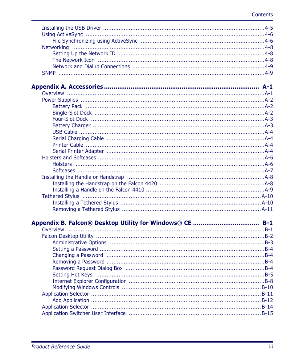 Datalogic Scanning 4420 User Manual | Page 5 / 240