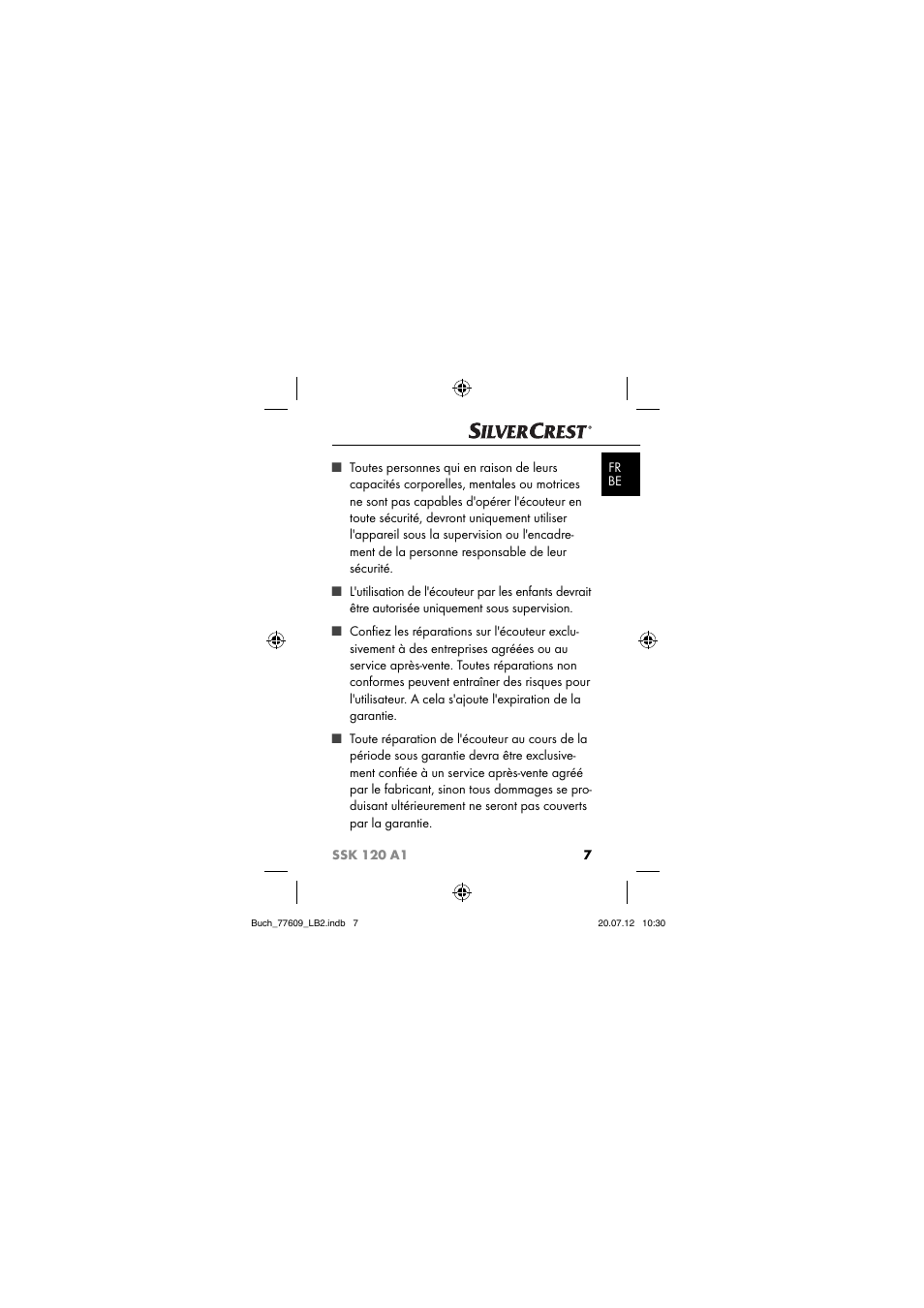 Silvercrest SSK 120 A1 User Manual | Page 9 / 89