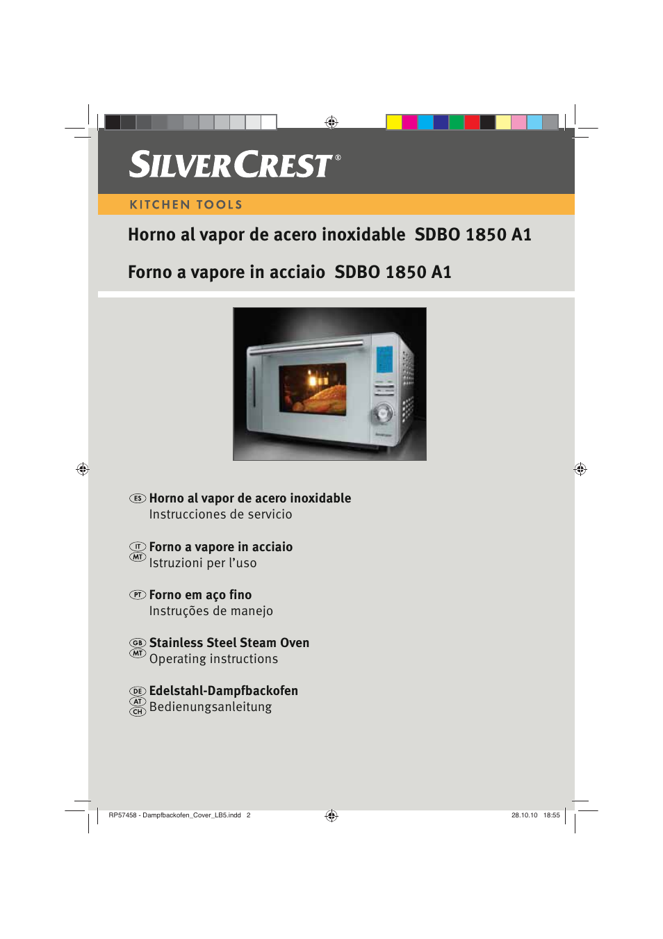 Silvercrest SDBO 1850 A1 User Manual | 126 pages