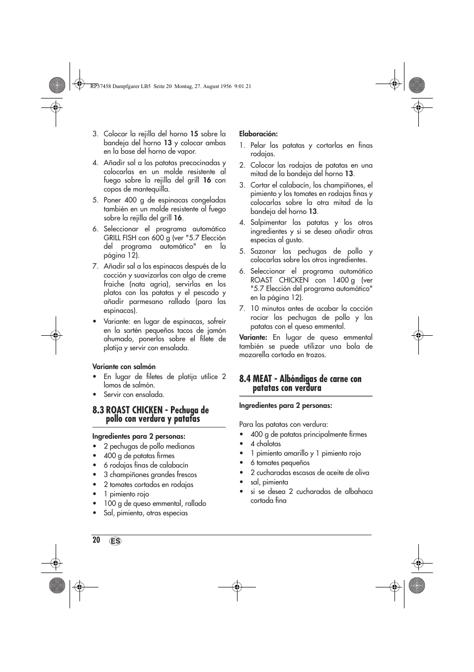 Silvercrest SDBO 1850 A1 User Manual | Page 22 / 126