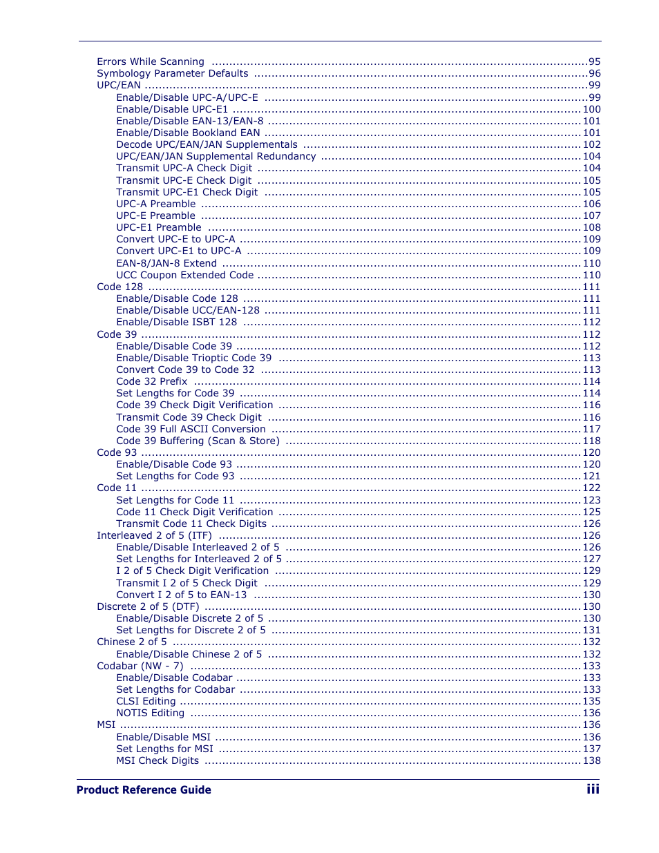 Datalogic Scanning QUICKSCAN QD 2300 User Manual | Page 5 / 192