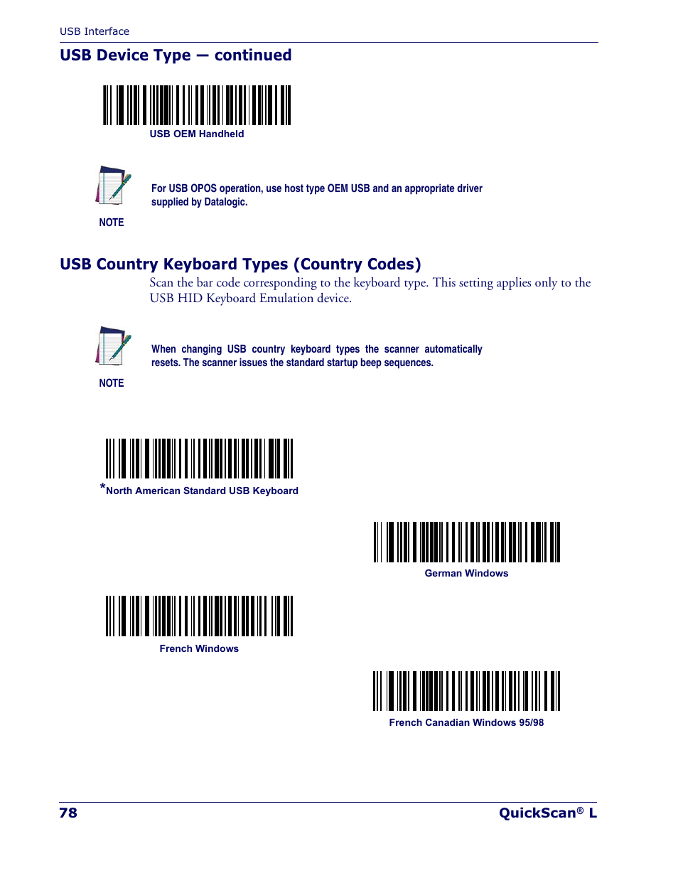 Datalogic Scanning QUICKSCAN QD 2300 User Manual | Page 84 / 192