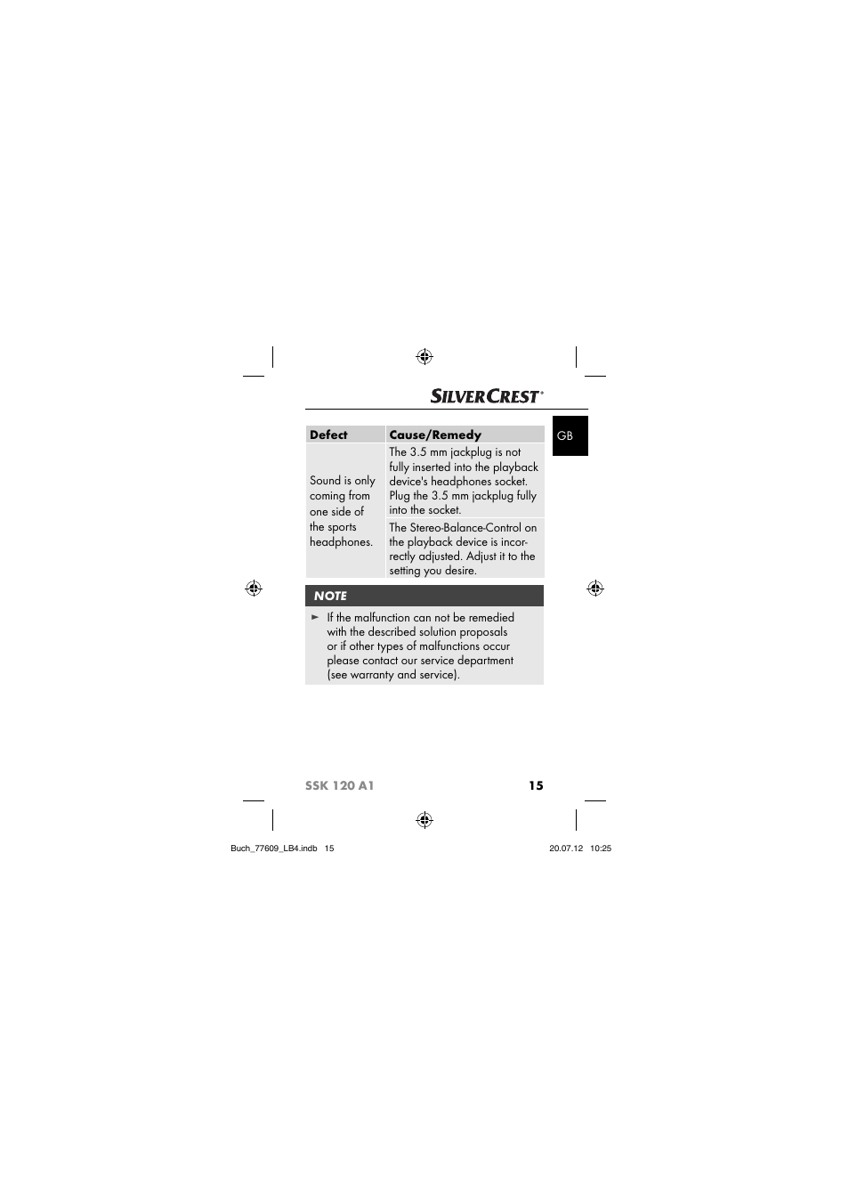 Silvercrest SSK 120 A1 User Manual | Page 17 / 153