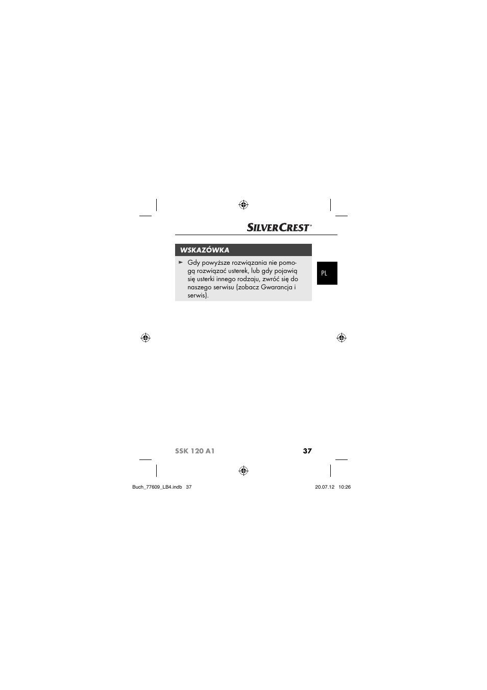 Silvercrest SSK 120 A1 User Manual | Page 39 / 153