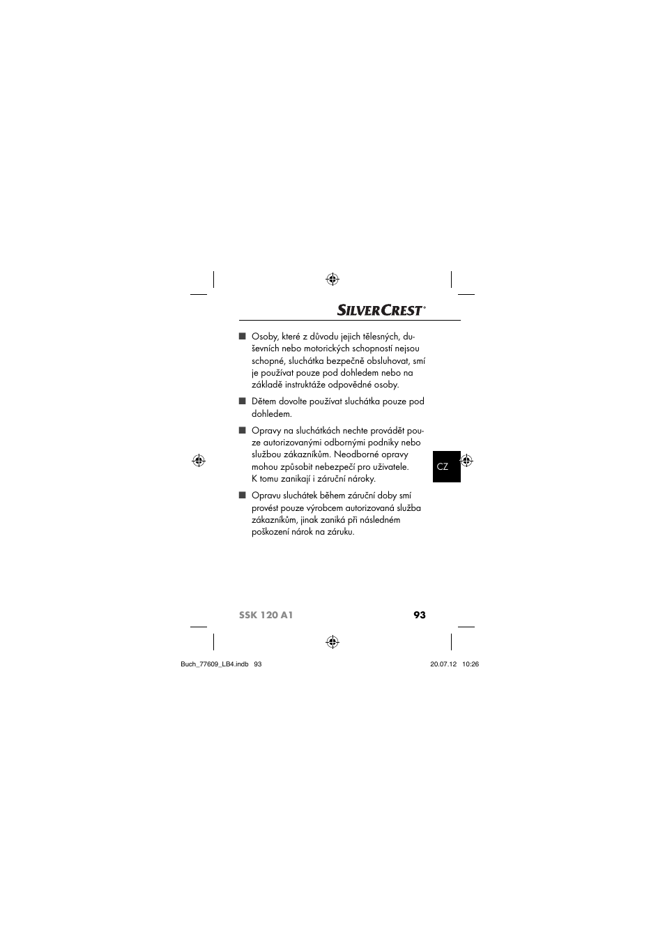 Silvercrest SSK 120 A1 User Manual | Page 95 / 153