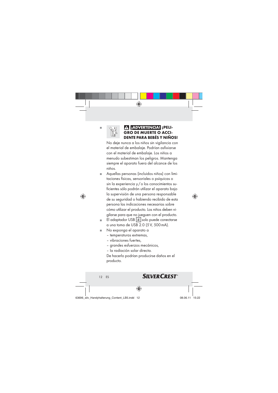 Silvercrest Z30833 A / Z30833B User Manual | Page 10 / 64