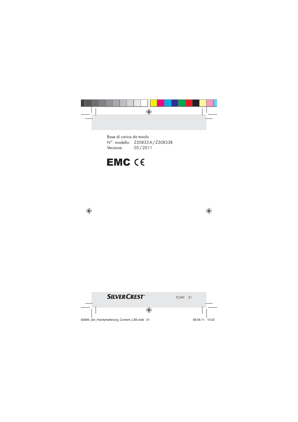 Silvercrest Z30833 A / Z30833B User Manual | Page 29 / 64