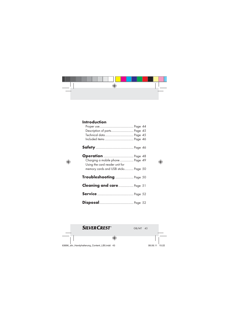 Silvercrest Z30833 A / Z30833B User Manual | Page 41 / 64