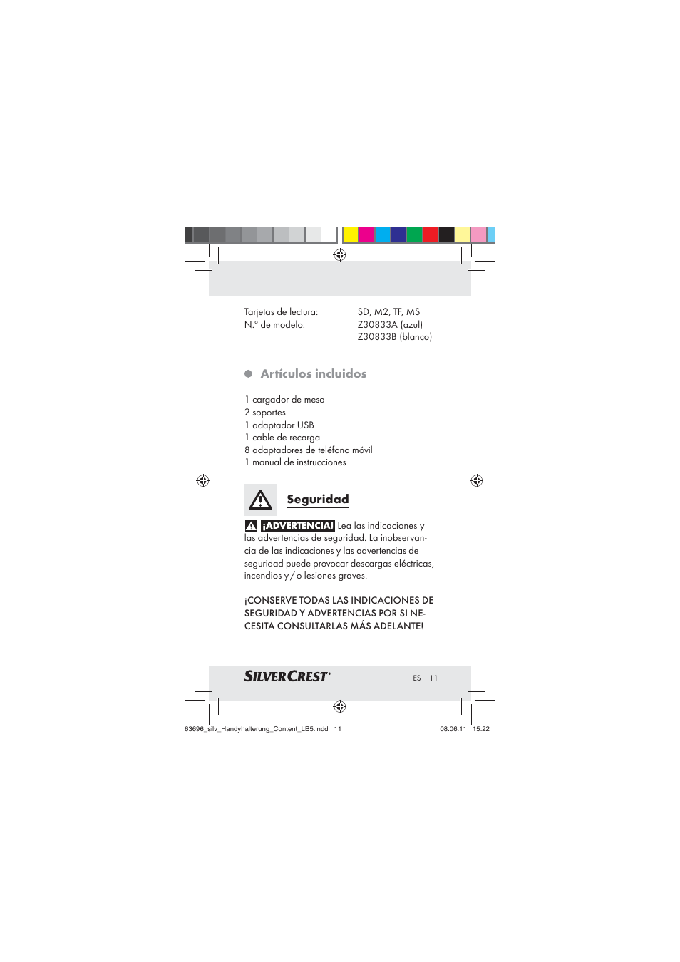 Silvercrest Z30833 A / Z30833B User Manual | Page 9 / 64