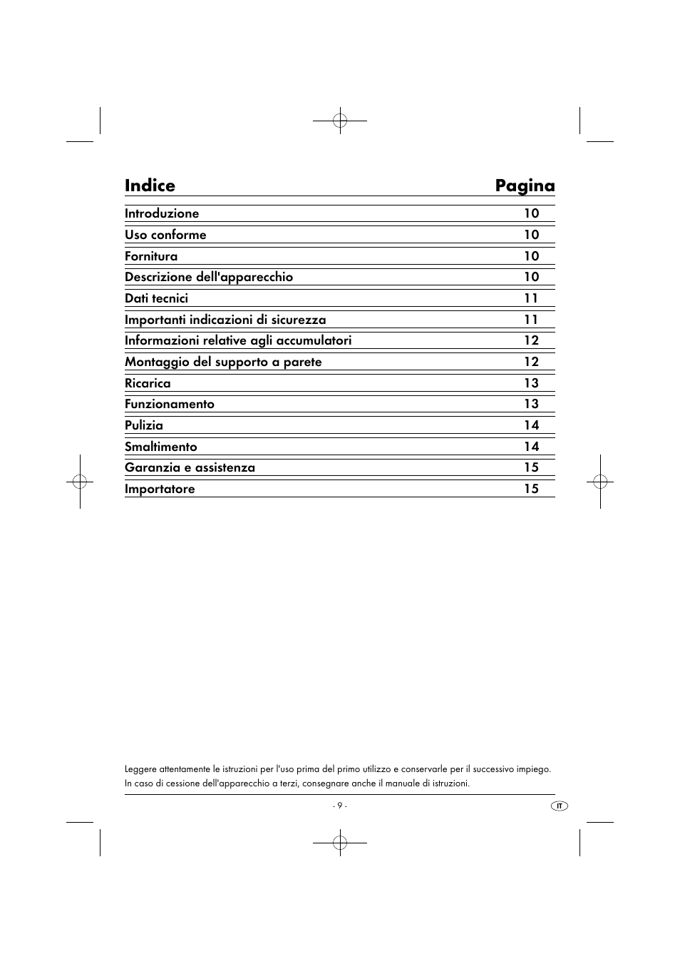 Indice pagina | Silvercrest SAS 7.2 A2 User Manual | Page 12 / 43