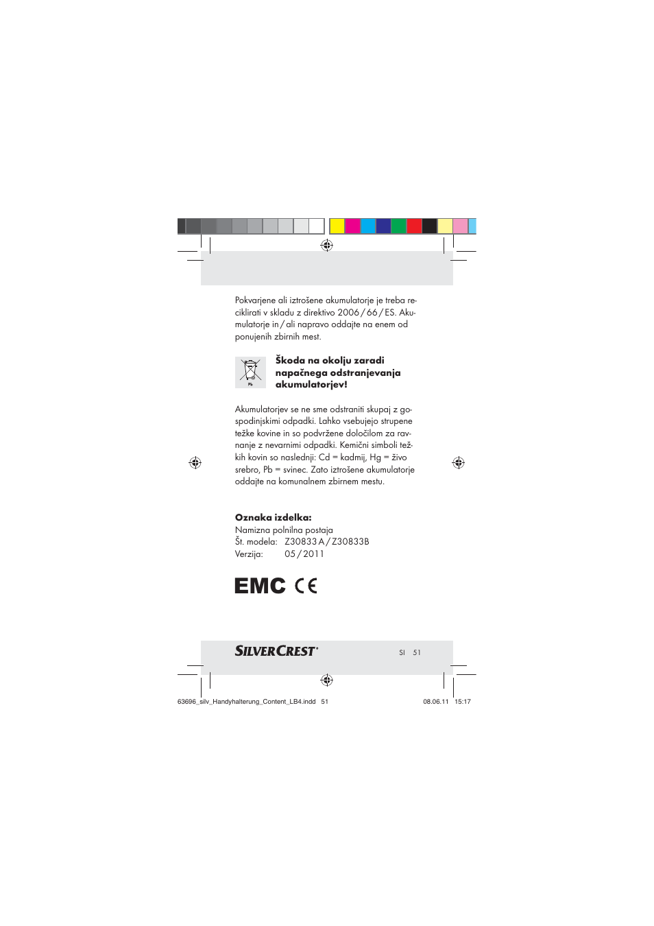 Silvercrest Z30833 A / Z30833B User Manual | Page 49 / 85