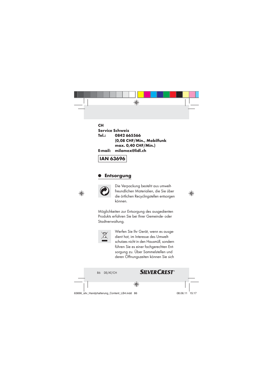 Silvercrest Z30833 A / Z30833B User Manual | Page 84 / 85